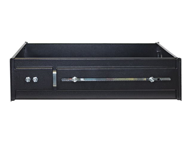 Intellinet 19" Drawer Shelf, 2U, Shelf Depth 350mm, Max 30kg, Black, Three Year Warranty - rack storage drawer - 2U
