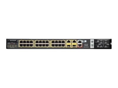 Cisco Industrial Ethernet 3010 Series - Switch - Managed - 24 x 10/100 + 2 x combo Gigabit SFP - rack-mountable - remanufactured