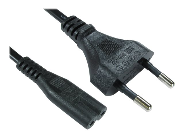 2M EURO PLUG M-C7 F 8 BLK POWER CABL
