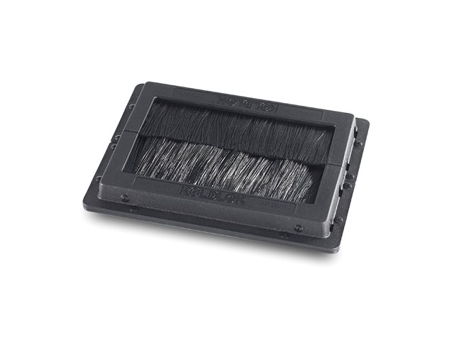 KoldLok Raised Floor Grommet Surface-Mount - cable entry brush - TAA Compliant