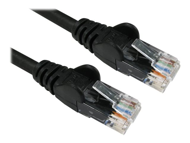 Cables Direct Economy patch cable - 1 m - black