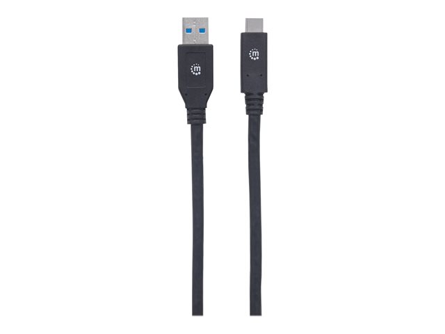 USB-C TO USB-A CABLE 3M- MALE/MALE 5GBPS (USB 3.0) BLACK