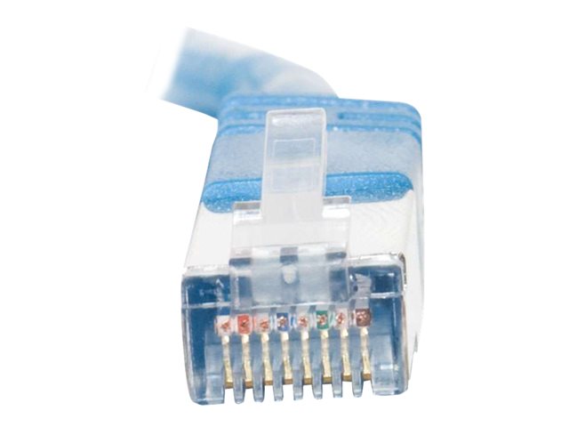 C2G Cat5e Booted Shielded (STP) Network Patch Cable - patch cable - 100 m - blue