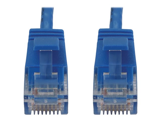 Eaton Tripp Lite Series Cat6a 10G Snagless Molded Slim UTP Ethernet Cable (RJ45 M/M), PoE, Blue, 7 ft. (2.1 m) - network cable - 2.13 m - blue