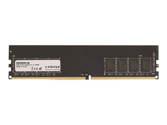 2-Power - DDR4 - module - 8 GB - DIMM 288-pin - 2400 MHz / PC4-19200 - unbuffered