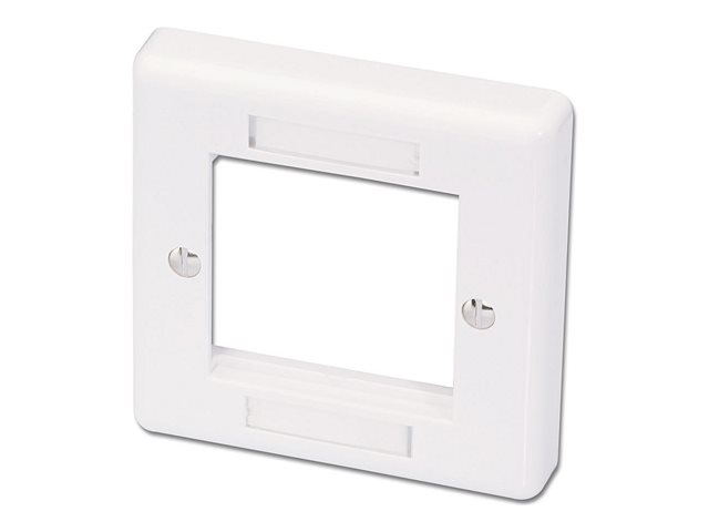 LINDY Modular AV Face Plate System Single Gang Snap In Face Plate - faceplate