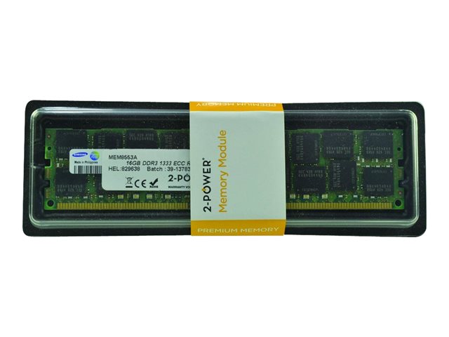 2-Power - DDR3L - module - 16 GB - DIMM 240-pin - 1333 MHz / PC3L-10600 - registered