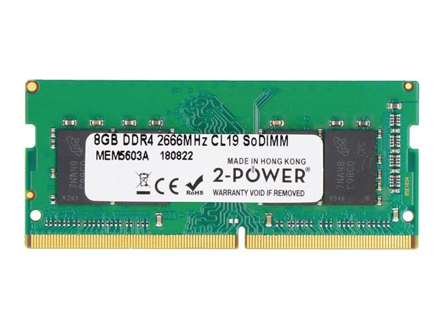 8GB DDR4 2666MHz CL19 SoDIMM
