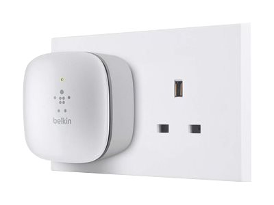 Belkin N300 Wi-Fi Range Extender - Wi-Fi range extender - Wi-Fi