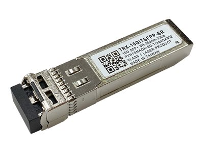 QNAP - SFP+ transceiver module - 10GbE - 10GBase-SR - up to 300 m - 850 nm