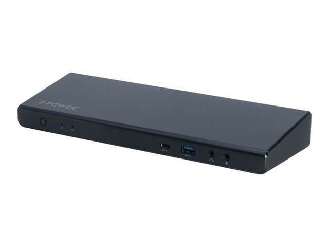 2-Power - docking station - USB-C / USB-A - 3 x HDMI, 2 x DP - GigE