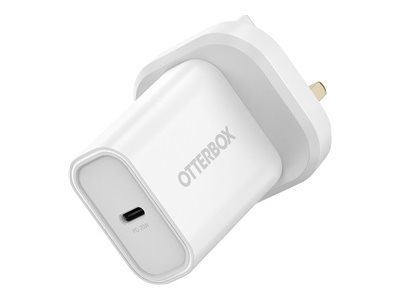 OtterBox - Power adapter - 20 Watt - PD (USB-C) - white - United Kingdom