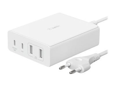 Belkin BoostCharge GaN power adapter - 2 x USB, 2 x USB-C - 108 Watt