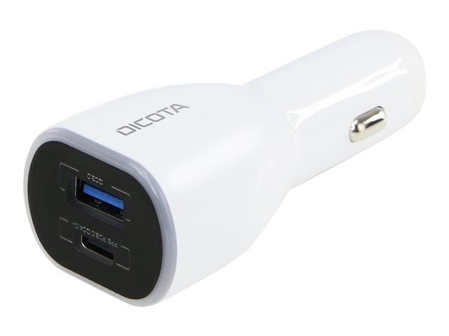 DICOTA Universal PRO car power adapter - USB Type A, 24 pin USB-C - 100 Watt