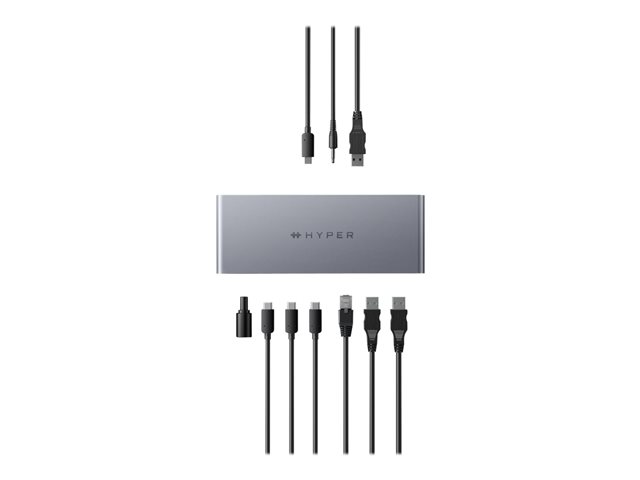 Targus HyperDrive 11-in-1 - Docking station - for notebook - USB-C / Thunderbolt 4 - 11-slot - HDMI, 2 x Thunderbolt - 2.5GbE