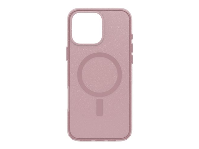 OtterBox Symmetry Series - Back cover for mobile phone - MagSafe compatibility - polycarbonate layer, thermoplastic elastomer (TPE) - foxberry (pink) - for Apple iPhone 16 Pro Max