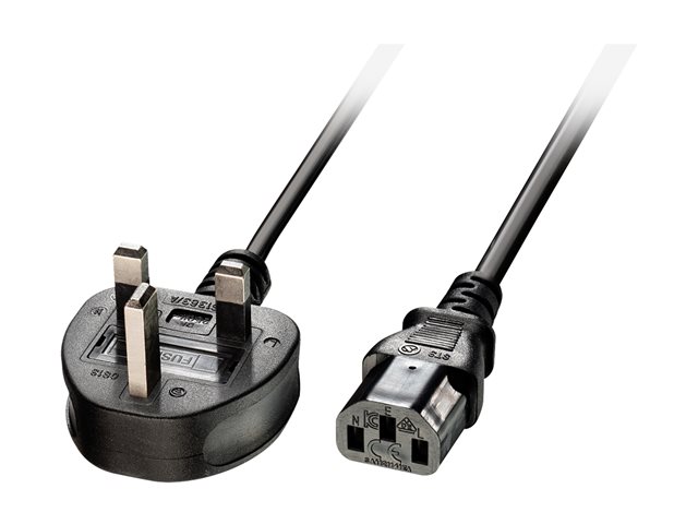 2M MAINS POWER CBL UK 3 PIN PLUG TO IEC C13