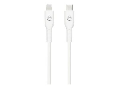 USB-C TO LIGHTNING CABLE 2M- MALE/MALE BLACK MFI/CERTIFIED