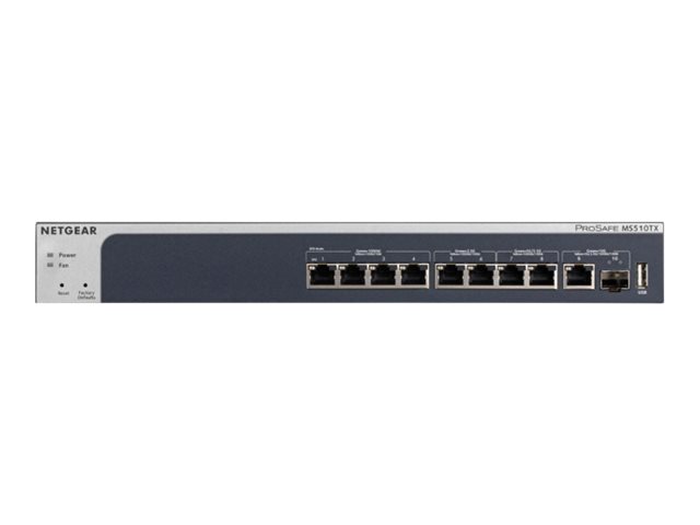 NETGEAR Smart MS510TX - switch - 8 ports - smart - rack-mountable