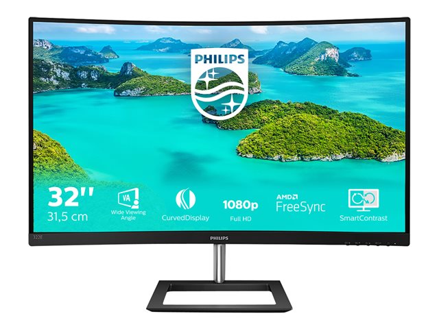 Philips E-line 322E1C - LED monitor - curved - Full HD (1080p) - 32"