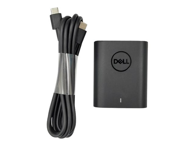 Dell - USB-C power adapter - Gallium Nitride (GaN), ultra small form factor (USFF) - 60 Watt