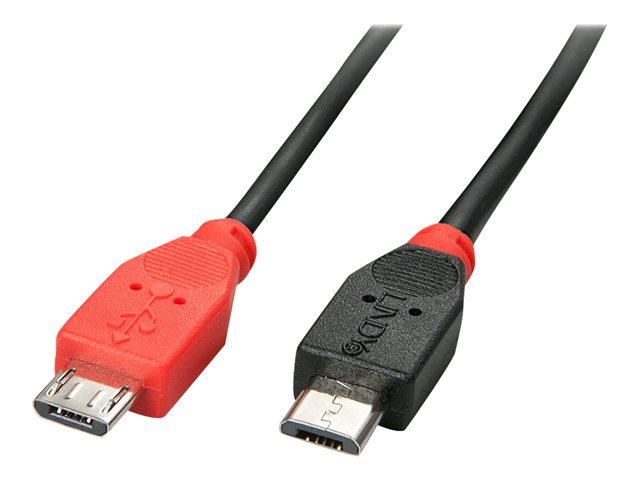 1M USB 2.0 OTG CABLE BLK TYPE MICRO-B TO MICRO-B
