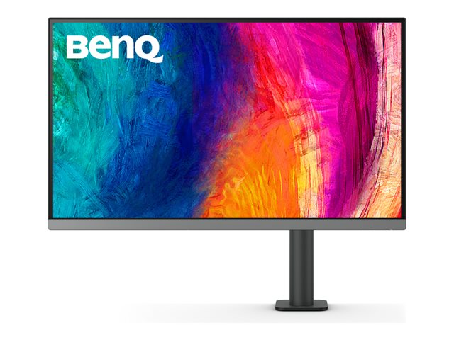 BenQ DesignVue PD2706U - PD Series - LED monitor - 27" - 3840 x 2160 4K @ 60 Hz - IPS - 400 cd/m² - 1200:1 - DisplayHDR 400 - 5 ms - HDMI, DisplayPort, 2xUSB-C - speakers - dark grey