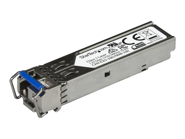 Startech Juniper SFP-GE10KT13R15 Compatible SFP Module, 1000BASE-BX-U, 1 Gigabit Ethernet Bi-Directional (BiDi) Fiber Single Strand SFP, LC 10km, Mini GBIC Transceiver Module, Upstream - Lifetime Warranty (SFPGE10KT3R5) - SFP (mini-GBIC) transceiver modul