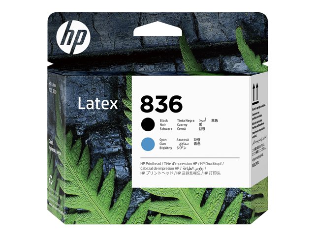 HP 836 - black, cyan - original - Latex - printhead