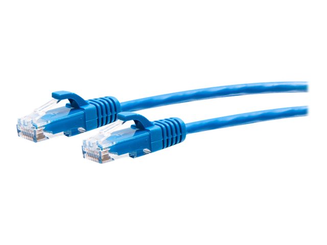 C2G 15ft (4.5m) Cat6a Snagless Unshielded (UTP) Slim Ethernet Network Patch Cable - Blue - patch cable - 4.5 m - blue