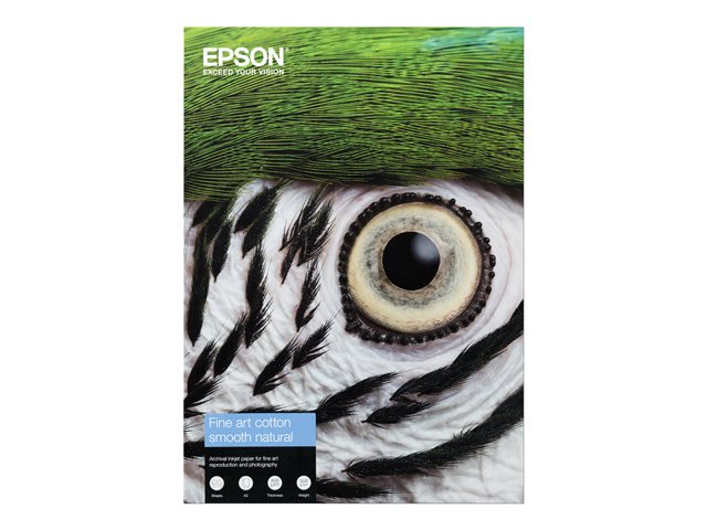 Epson Fine Art - rag paper - smooth matte - 25 sheet(s) - A2 - 300 g/m²