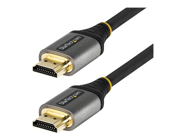 Startech 10ft (3m) HDMI 2.1 Cable, Certified Ultra High Speed HDMI Cable 48Gbps, 8K 60Hz/4K 120Hz HDR10+ eARC, Ultra HD 8K HDMI Cable/Cord w/TPE Jacket, For UHD Monitor/TV/Display - Dolby Vision/Atmos, DTS-HD (HDMM21V3M) - Ultra High Speed - HDMI cable wi