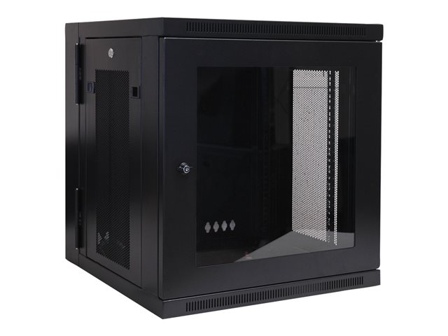 Eaton Tripp Lite Series 12U Wall Mount Rack Enclosure Server Cabinet Hinged Swinging Acrylic Window - rack - 12U