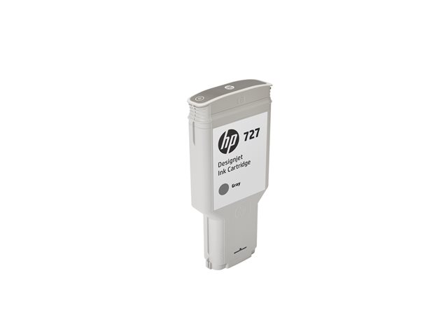 HP 727 - 300 ml - high capacity - grey - original - DesignJet - ink cartridge - for DesignJet T1500, T1530, T2500, T2530, T920, T930