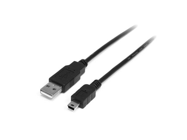 StarTech 1m Mini USB 2.0 Cable A to Mini B M/M - USB cable - USB (M) to mini-USB Type B (M) - USB 2.0 - 1 m - black