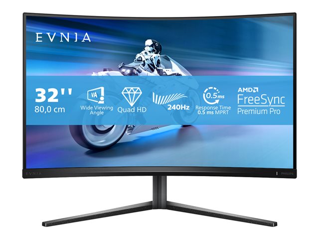 Philips Evnia 5000 32M2C5500W - LED monitor - curved - QHD - 32" - HDR