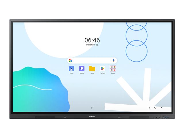 Samsung Interactive Display WA86D WAD Series - 86" LED-backlit LCD display - 4K - for education / business