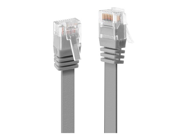 1M CAT6 U/UTP FLAT GIGABIT NETWORK CABLE GREY