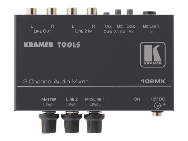 Kramer TOOLS 102MX analogue mixer - 2-channel