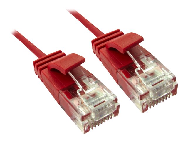 Cables Direct Economy patch cable - 3 m - red