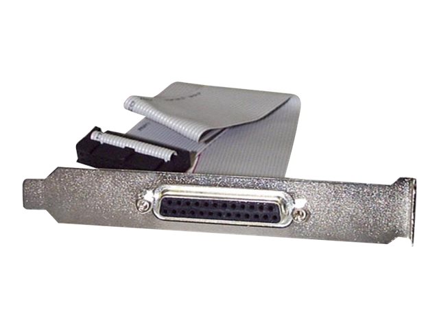 StarTech.com 16in DB25 Parallel Female to IDC 25 Pin Header Slot Plate (PLATE25F16) - parallel panel - DB-25 to 26 PIN IDC - 40.64 cm