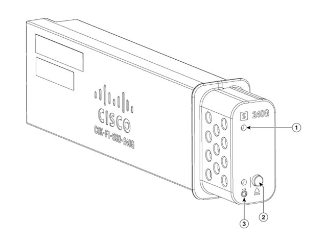 Cisco - SSD - 240 GB - hot-swap - USB 3.0 - for P/N: C9300X-48TX-1A, C9300X-48TX-1E, C9300X-48TX-A, C9300X-48TX-E, C9300X-48TX-EDU