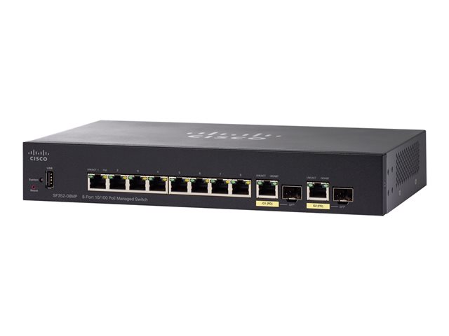 Cisco Small Business SF352-08MP - switch - 8 ports - Managed