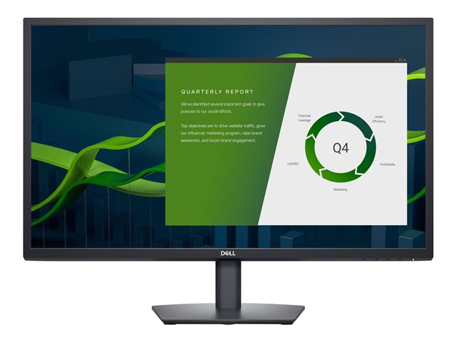 Dell E2722H - LED monitor - 27" - 1920 x 1080 Full HD (1080p) @ 60 Hz - IPS - 300 cd/m² - 1000:1 - 5 ms - VGA, DisplayPort - with 3 years Advanced Exchange Service - for Latitude 5320, 5520, OptiPlex 3090