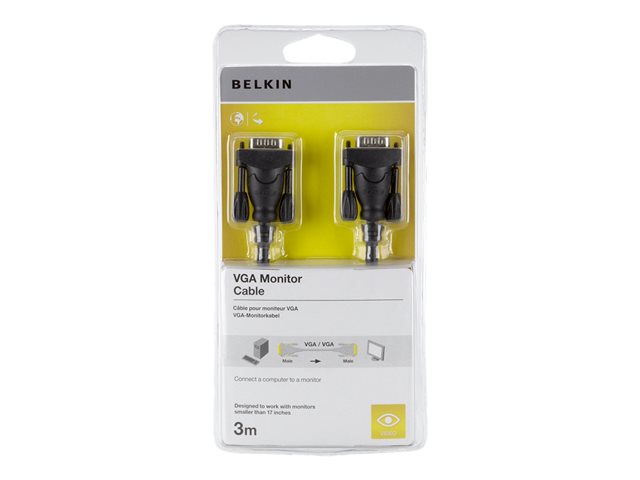 Belkin PC Monitor Cable - VGA cable - 3 m