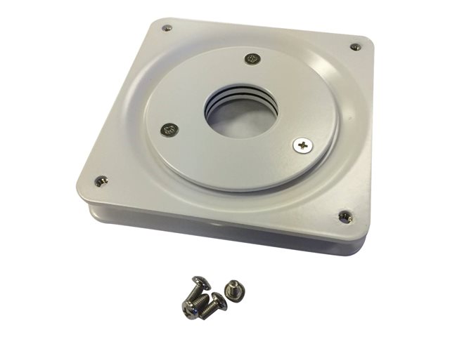 Compulocks Vesa Rotating Plate - Mounting component (swivel plate) - steel - white - wall-mountable, counter - for Compulocks BrandMe VESA Brandable Floor Stand For Tablets White, Space Rise