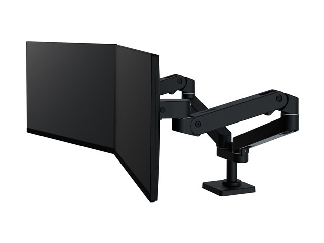 Ergotron LX Pro mounting kit - modular - for 2 LCD displays - side-by-side - black