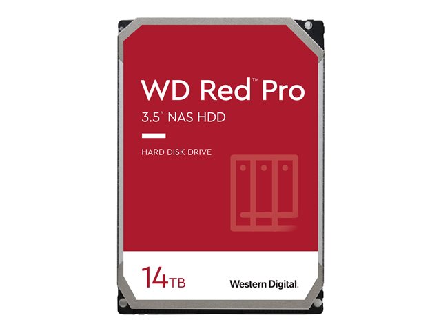 WD Red Pro WD141KFGX - hard drive - 14 TB - SATA 6Gb/s