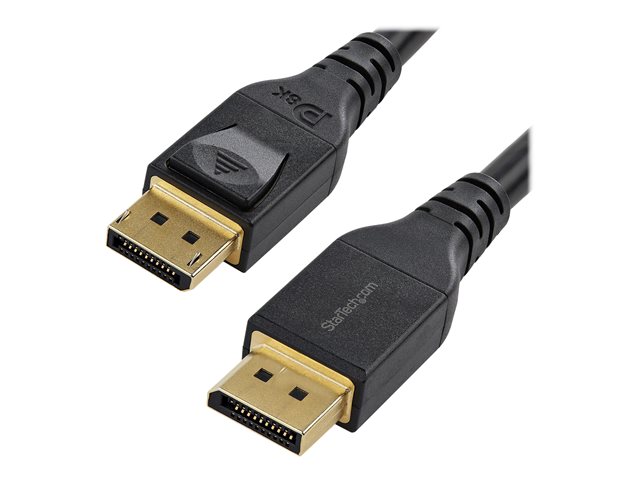 StarTech 13ft/4m VESA Certified DisplayPort 1.4 Cable, 8K 60Hz HBR3 HDR, Super UHD DisplayPort to DisplayPort Monitor Cord, Ultra HD 4K 120Hz DP 1.4 Video Cable M/M DP Connectors - DP 1.4 Latching Cable - DisplayPort cable - DisplayPort (M) latched to Dis