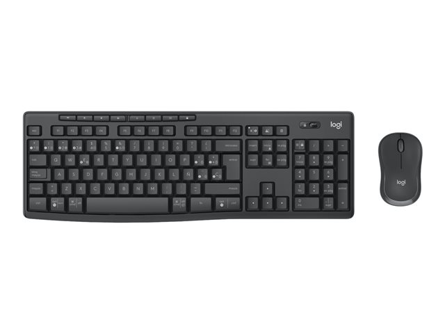 Logitech MK370 Combo for Business - keyboard and mouse set - QWERTY - US International - graphite Input Device
